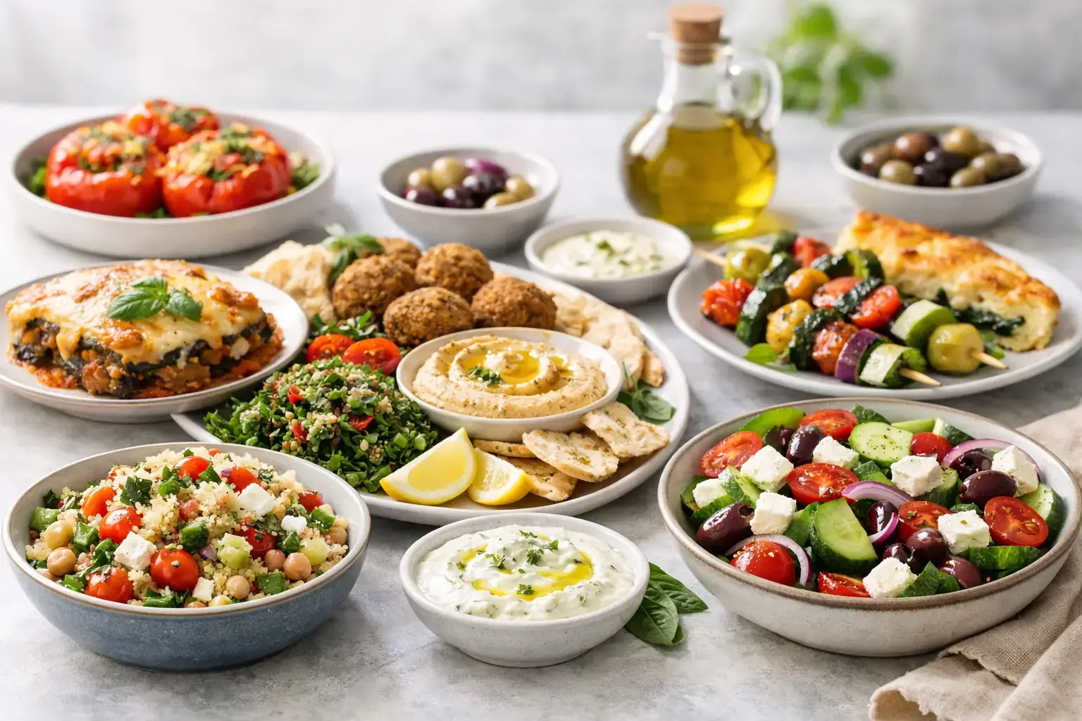 12 Vegetarian Mediterranean Dinner Ideas