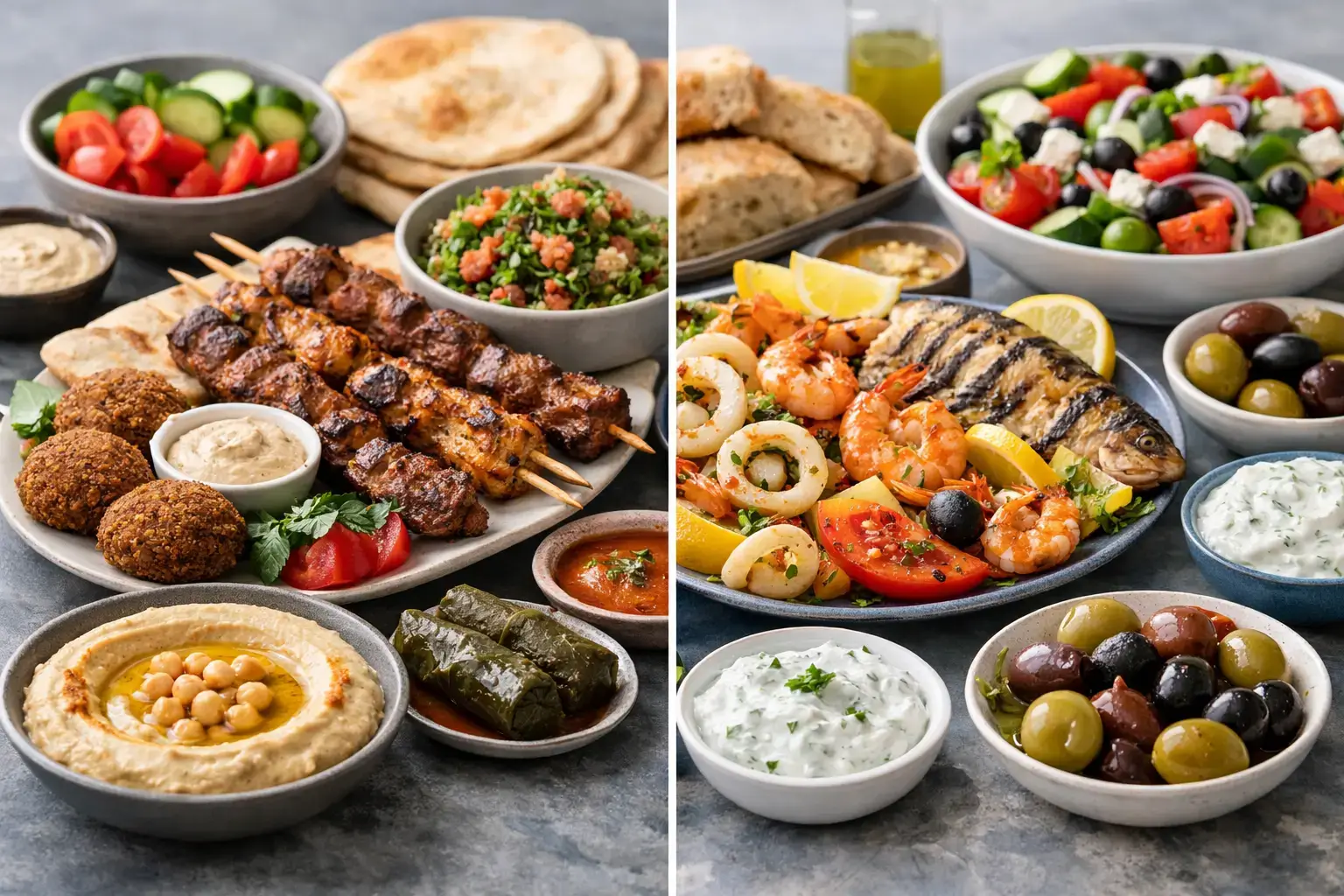 Lebanese Food vs Mediterranean Food